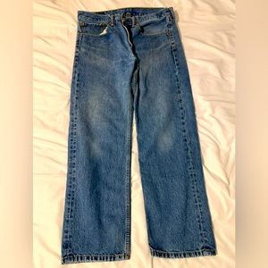 Levi's 505 Regular Fit Jean for Men, Size 34 x 29 inch - Medium Stonewash